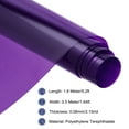 thumbnail image 2 of Window Film, Glass Sun Blocking, Heat Control Self Adhesive Purple Window Tint, 5.2x1.64ft for Home Office Bedroom, 2 of 6