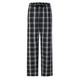thumbnail image 2 of Men's plaid pajama pants-100% cotton soft pajama pants with pockets comfort pajama for men, 2 of 4