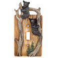 thumbnail image 1 of Bears Couvercle de Plaque d'Interrupteur Électrique en Résine pour Membres d'Arbre, 1 of 2