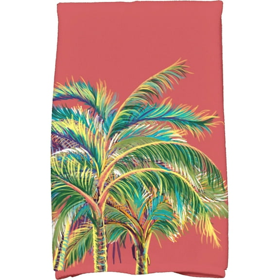 Simply Daisy 18" x 30" Vacation Floral Print Kitchen Towel