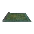 thumbnail image 2 of Ahgly Company Indoor Square Abstract Light Blue Modern Area Rugs, 4' Square, 2 of 4