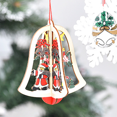 thumbnail image 4 of Cartel de Feliz Navidad, guirnalda colgante de árbol de Navidad decoración del hogar árbol de la puerta delantera Adepaton CPB-CJZ141-4, 4 of 5