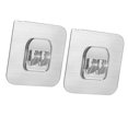 thumbnail image 3 of Wall Hooks, Multipurpose Adjustable Clear Safe Self Adhesive Hooks 2PCS Punch Free  for Office, 3 of 8