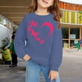 thumbnail image 2 of YunPes Kids Sweatshirt Round Neck Long Sleeve Sweatshirt Letter Print Inspirational Winter Clothes Shirt Hoodie Boys, 2 of 8