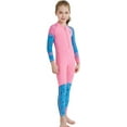 thumbnail image 4 of DIVE & SAIL Kids One Piece Long Sleeve Swimsuit Sun Protection Sunsuit Wetsuit, 4 of 12