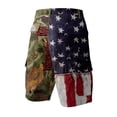 thumbnail image 5 of Hunting Camo Cargo Shorts with Multiple Pockets and Relaxed Fit, Awesome For Deer Season Fishing Trips Or Outdoor Hunts Brown L, 5 of 5