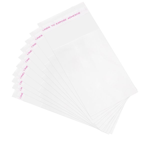 500Pack Clear Cello Bags, 2"x3" Plastic Self Sealing OPP Treat Bags Clear