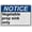 Warning Sign 5, variant on Weatherproof Horizontal ANSI Food Prep Kitchen Safety Sign (Food preparation sink only) 8 in" x 12 in" UV Resistant Indoor Outdoor Workplace Insdustrial Caution Danger Warning SIgn