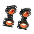 thumbnail image 4 of Soportes para linterna de bicicleta, abrazaderas para antorcha, piezas ligeras de rotación de 360 ​​grados, 2 uds. Naranja, 4 of 8