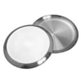 thumbnail image 2 of Placas de acero inoxidable CAMBUY 23 cm 304 de metal (10 unidades), 2 of 9