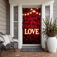 thumbnail image 5 of Valentine Roses Love Backdrop Romantic Decorative Banner Party Celebration Wedding Background Anniversary Event Photography Props, 5 of 7