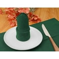 thumbnail image 4 of REGALWOVEN Cotton Napkins Cloth Napkins Set of 12 Washable Dark Green 17'x17', 4 of 6