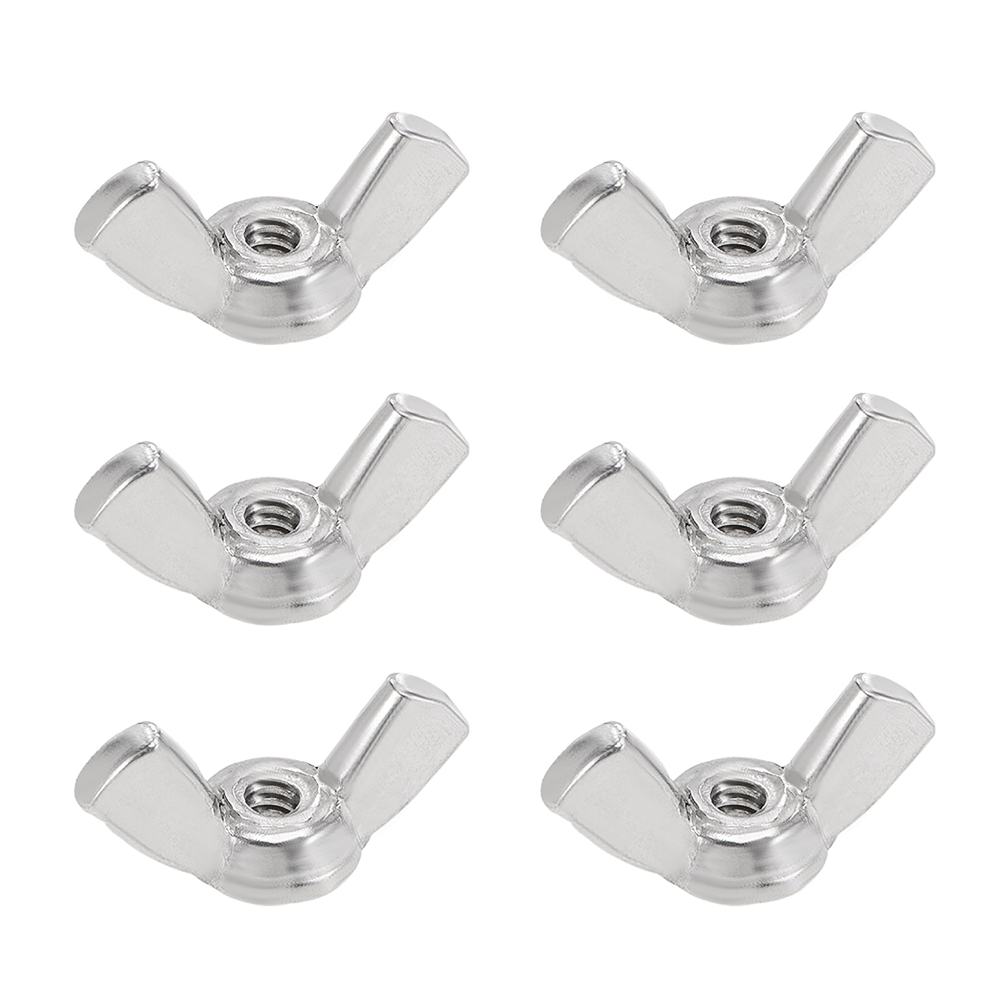 Butterfly Nut Wing Nut Butterfly Wing Nut Fasteners Nylon Wing Nuts 6-32 Wing Nuts Natural Nylon Finish 25 Nylon Wing Nut 6-32 