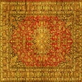 thumbnail image 1 of Ahgly Company Indoor Square Persian Yellow Traditional Area Rugs, 6' Square, 1 of 4