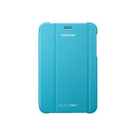 Samsung Magnetic Book Cover EFC-1G5SLE - Flip cover for tablet - light blue - 7" - for Galaxy Tab 2 (7.0), Tab 2 (7.0) WiFi