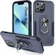 thumbnail image 1 of Funda para iPhone 13 Pro, funda protectora de grado militar, resistente, con soporte magnético para coche, color azul, 1 of 8