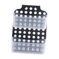 thumbnail image 4 of Cesta de ducha colgante, estante de almacenamiento para baño, accesorio de ducha, organizador de ducha colgante para champú, utensilios de cocina Negro con agujero, 4 of 9