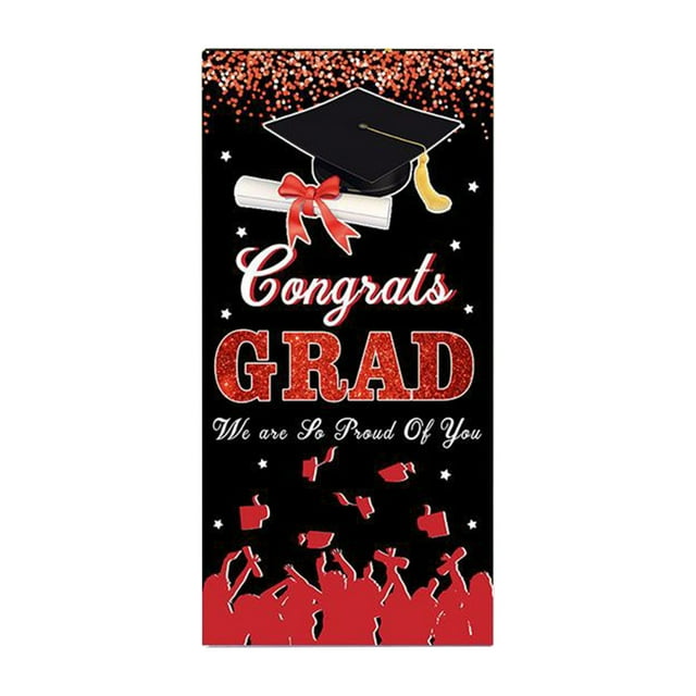 Qocolhg Graduation Decorations Class of 2024 Graduation Decorations Congratulations Graduation Banner Graduation Banner Graduation Decorations Graduation Photo Backgrounds Graduation Party Supplies