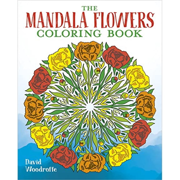 Pre-Owned The Mandala Flowers Coloring Book (Paperback) by David Woodroffe