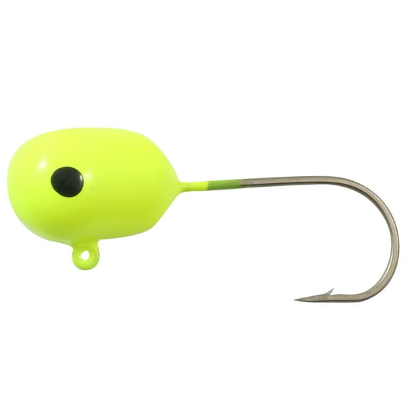 Northland Fishing Tackle High-Ball Floater Jig, Chartreuse, 1 Hook, 4/Cd