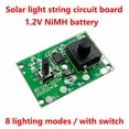 thumbnail image 4 of Placa de Circuito de Placa de Control de Cadena de LáMpara Solar de 1,2 V con Interruptor MóDulo de Controlador de Panel de Control de Alumbrado PúBlico Solar, 4 of 5