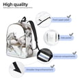 thumbnail image 3 of Fotbe Running White Horses Mochila de Lona con Estampado, Mochila Duradera, Mochila Versátil de Alta Calidad, Mochila Compacta Vintage-Small, 3 of 5