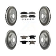 thumbnail image 1 of Transit Auto Front Rear Coated Disc Brake Rotors and Ceramic Pads Kit for Car Chrysler Pacifica Grand Caravan Voyager KGC-101333, 1 of 11