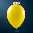 thumbnail image 3 of 50 PCS Yellow Latex Balloons Birthday Party Balloons 12 INCH, 3 of 4