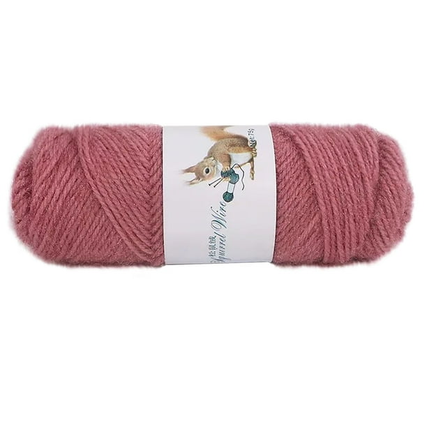 Xihbxyly Hilo de Lana para Tejer, Hilo de Mohair Suave, Bufanda, Chal, Gorro de Ganchillo, Accesorios Artesanales, Perfecto para Hacer Suéteres, Madeja de 75 G, Longitud de 150 M, Lavable a Mano.