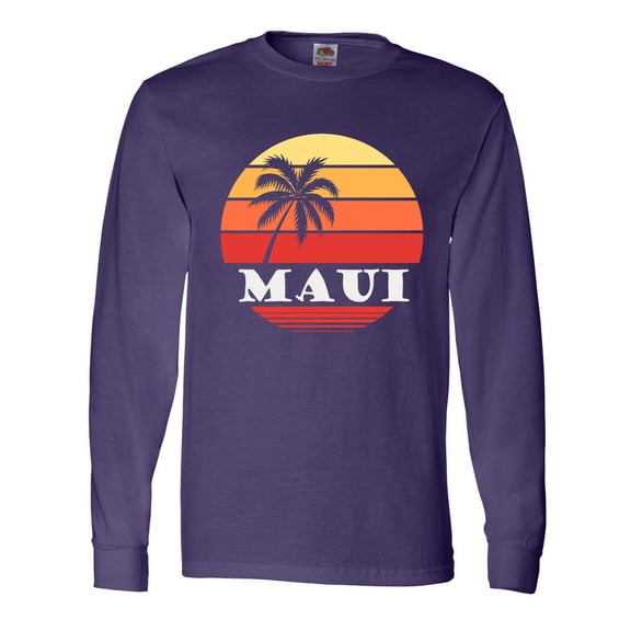 Inktastic Maui Hawaii Vacation Long Sleeve T-Shirt