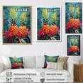 thumbnail image 4 of Designart "Oasis Of Tropical Pineapples" Pineapples Floater Framed Canvas Wall Art, 4 of 5