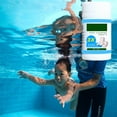 Queen.Y 100g Pool Cleaning Effervescent Chlorine, Floating Mini Tablet