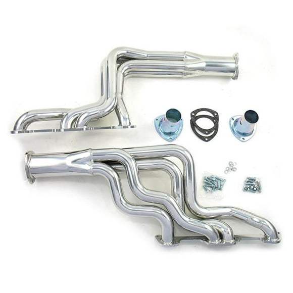 Patriot Exhaust D567 Têtes en Céramique Métallique pour Pontiac 326-455 1964-72