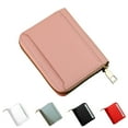 thumbnail image 5 of Small Wallet for Women with Front Pocket Card Slot Compact PU Leather Zipper Mini Coin Clutch Purse, 5 of 5