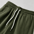 thumbnail image 3 of Akmaiox Wide Leg Sweatpants for Women, Plus Size Drawstring Waist Workout Joggers with Pockets, Casual Comfy Outdoor Hiking Pants, 3 of 7