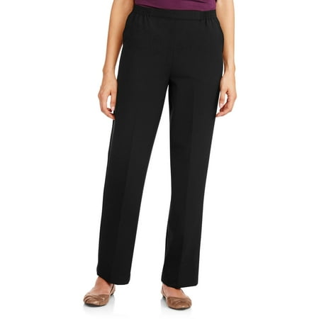 Donnkenny Women's Slimming Panel Pull-on Pant Available in Regular and ...