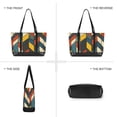 thumbnail image 6 of FORMRS Canvas Laptop Tote Bag for Women with 15.6" Computer Compartments Shoulder Handbag, Red Geometric, 6 of 7