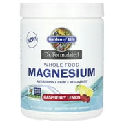Garden of Life - Dr. Formulated Whole Food Magnesium Drink Powder Raspberry Lemon - 14.9 oz.