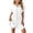 White, variant on CQONEPT Teen Girls Summer Button Down Linen Shirt Dress Short Sleeve Loose Fit Cute Trendy Mini Dresses White 3 Years