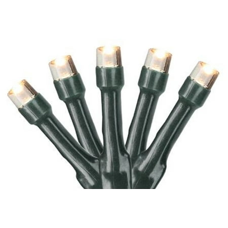 Led Christmas Lights Battery - Set of 20 Battery Operated Warm White LED Wide Angle Christmas Lights - Green Wire