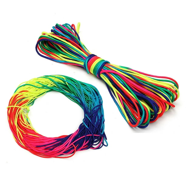7 Strand Parachute Cord 100ft/31m Multi coloured Candy