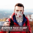 thumbnail image 7 of Neck Gaiter Face Cover Scarf, Cartoon Santa and Reindeer Soft Face Sun Mask Cover Scarf Headband Cooling Sweat Absorbing Bandanas Hiking Cycling Running, 7 of 7