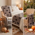 thumbnail image 5 of Fall Throw Blankets, Fall Maple Leaf Thanksgiving Flannel Soft Blanket, Comfort Lightweight Throw Blanket Halloween Themed, for Couch Bed Sofa Decor, 5 of 7