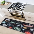thumbnail image 5 of Ottomanson Machine Washable Utensils 2x5 Flatweave Cotton Kitchen Runner Rug, 20" x 59", Black/Multicolor, 5 of 7