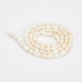 thumbnail image 4 of Aproximadamente 65 miniperlas de agua dulce cultivadas naturales de 2,5 a 3,5 mm, pequeñas perlas de agua dulce sueltas con forma de arroz blanco., 4 of 9