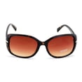 thumbnail image 3 of Women Leopard Print Sunglasses - Oversized Vintage Rectangular - 100% UVA and UVB, 3 of 4