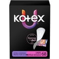thumbnail image 1 of Kotex Daily Wrapped Liners, Light Absorbency, Extra Coverage, 68 Count, 1 of 7