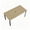 63"x 38"x 29" Yellow, variant on 6 - Person Rectangular 63"L X 38"W Outdoor Dining Table
