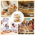 thumbnail image 4 of JDNRXO Acrylic Bread Storage Box with Magnetic Door, 4-Tier Adjustable Display Organizer (3 Dividers Included) for Kitchen Counter & Bakery Pastry Showcase, Clear Bread Bin 11.81"x9.84"x15.74“, 4 of 8