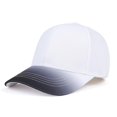 thumbnail image 2 of Wensltd Women Hats Spring Summer Gradient Color Baseball Hats Suitable for Men and Women Outdoor Activities and Casual Wear White, 2 of 2